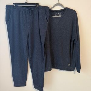 EDDIE BAUER Men’s Blue Lounge Set XXL